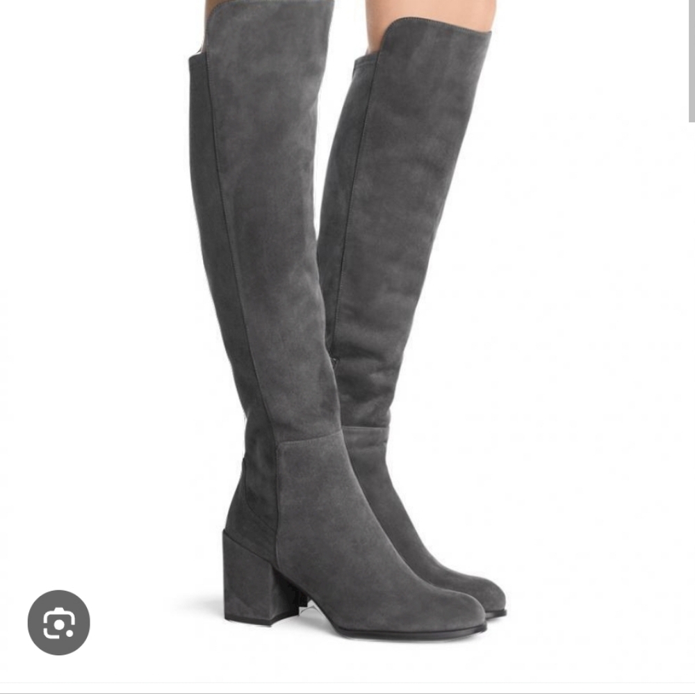 Stuart Weitzman over the knee slate suede boot